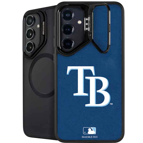 MLB Tampa Bay Rays - Solid Distressed Galaxy S26 Plus Kickstand Case