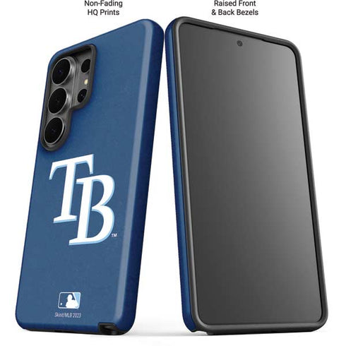 MLB Tampa Bay Rays - Solid Distressed Galaxy S26 Ultra Impact Case