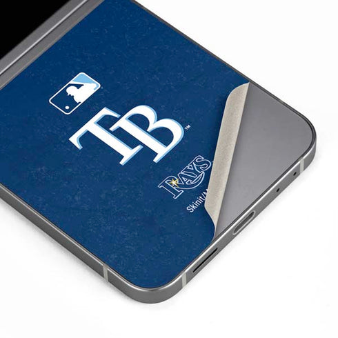MLB Tampa Bay Rays - Solid Distressed Galaxy Z Flip6 Skin