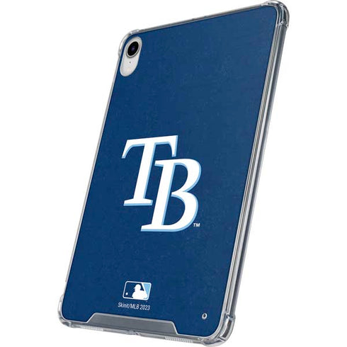 MLB Tampa Bay Rays - Solid Distressed iPad 11th Gen (2025) Clear Case