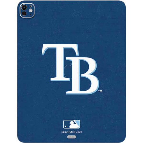 MLB Tampa Bay Rays - Solid Distressed iPad Pro 13in M4 (2024) Skin