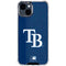 MLB Tampa Bay Rays - Solid Distressed iPhone 15 Clear Case