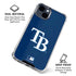 MLB Tampa Bay Rays - Solid Distressed iPhone 15 Clear Case