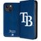 MLB Tampa Bay Rays - Solid Distressed iPhone 15 Plus Folio Case