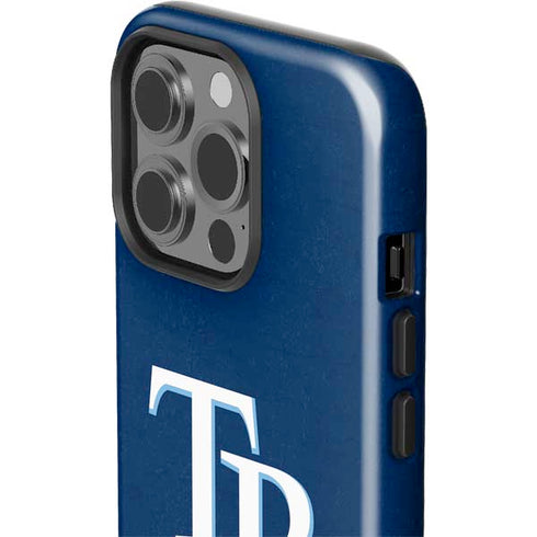 MLB Tampa Bay Rays - Solid Distressed iPhone 15 Pro Impact Case