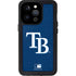 MLB Tampa Bay Rays - Solid Distressed iPhone 15 Pro Waterproof Case
