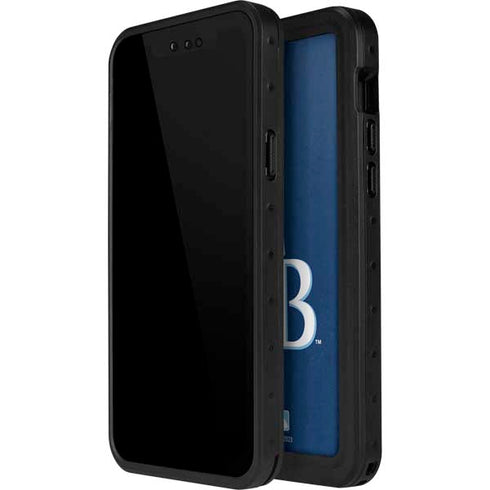 MLB Tampa Bay Rays - Solid Distressed iPhone 15 Pro Waterproof Case
