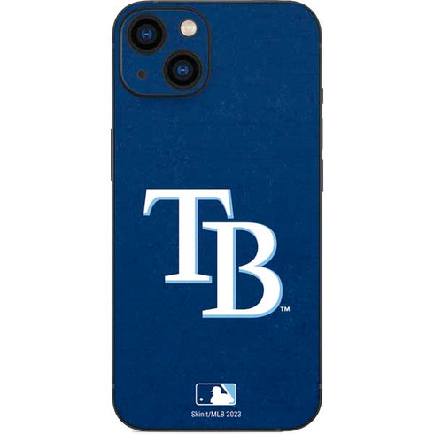 MLB Tampa Bay Rays - Solid Distressed iPhone 15 Skin
