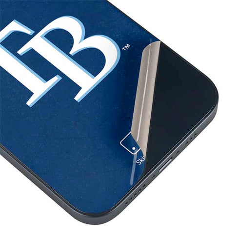 MLB Tampa Bay Rays - Solid Distressed iPhone 15 Skin