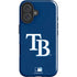 MLB Tampa Bay Rays - Solid Distressed iPhone 16 Impact Case