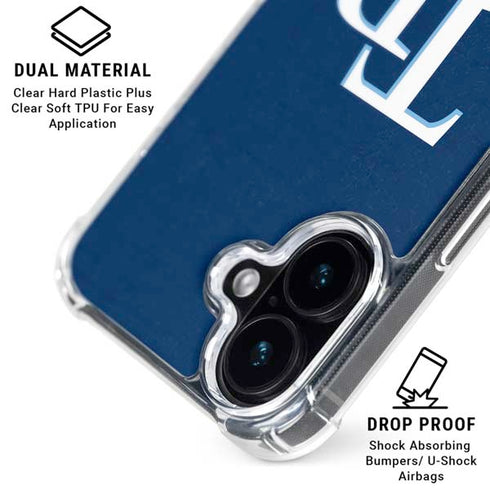 MLB Tampa Bay Rays - Solid Distressed iPhone 16 MagSafe Case