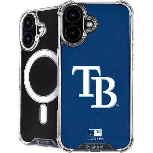 MLB Tampa Bay Rays - Solid Distressed iPhone 16 Plus MagSafe Case