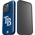 MLB Tampa Bay Rays - Solid Distressed iPhone 16 Pro Max Impact Case