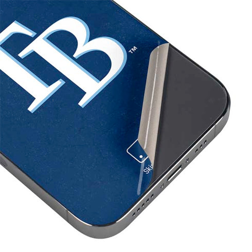 MLB Tampa Bay Rays - Solid Distressed iPhone 16 Pro Max Skin