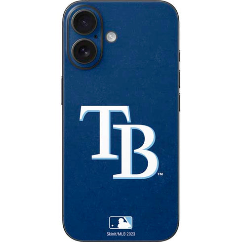 MLB Tampa Bay Rays - Solid Distressed iPhone 16 Skin