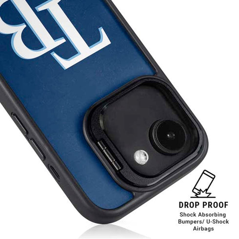 MLB Tampa Bay Rays - Solid Distressed iPhone 16e Kickstand Case