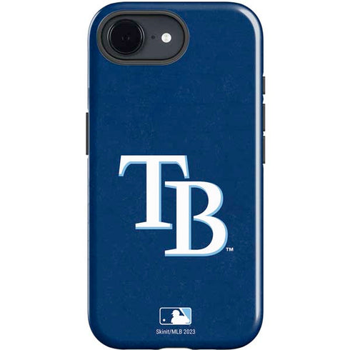 MLB Tampa Bay Rays - Solid Distressed iPhone 16e Impact Case