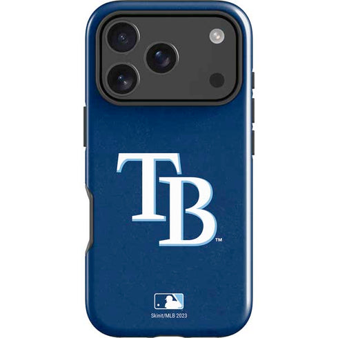 MLB Tampa Bay Rays - Solid Distressed iPhone 18 Pro Max Impact Case