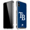 MLB Tampa Bay Rays - Solid Distressed iPhone X/XS Clear Case