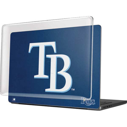 MLB Tampa Bay Rays - Solid Distressed MacBook Pro 14in (2021-24) Case plus Skin