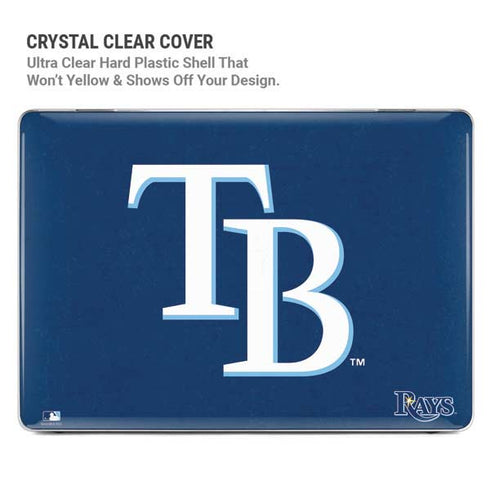 MLB Tampa Bay Rays - Solid Distressed MacBook Pro 14in (2021-24) Case plus Skin