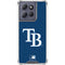 MLB Tampa Bay Rays - Solid Distressed Moto G 5G (2025) Clear Case