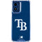 MLB Tampa Bay Rays - Solid Distressed Moto G Play 4G (2024) Clear Case