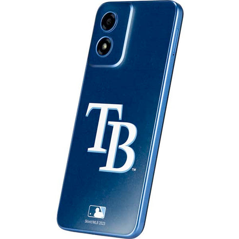 MLB Tampa Bay Rays - Solid Distressed Moto G Play 4G (2024) Skin