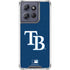 MLB Tampa Bay Rays - Solid Distressed Moto G Power 5G (2025) Clear Case