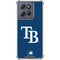 MLB Tampa Bay Rays - Solid Distressed Moto G Stylus 5G (2025) Clear Case