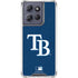 MLB Tampa Bay Rays - Solid Distressed Moto G Stylus 5G (2025) Clear Case