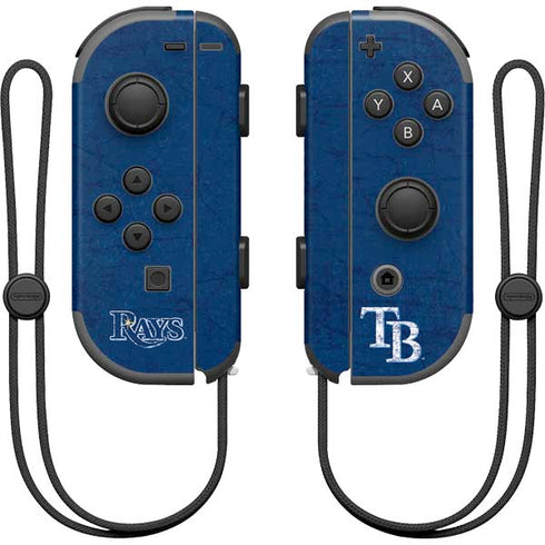 MLB Tampa Bay Rays - Solid Distressed Nintendo Skins