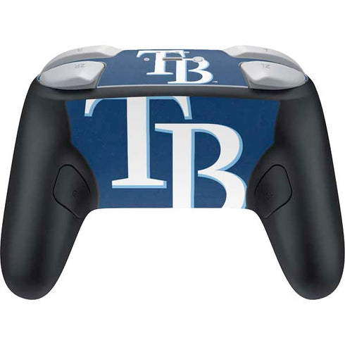 MLB Tampa Bay Rays - Solid Distressed Nintendo Switch 2 (2025) Pro Controller Skin