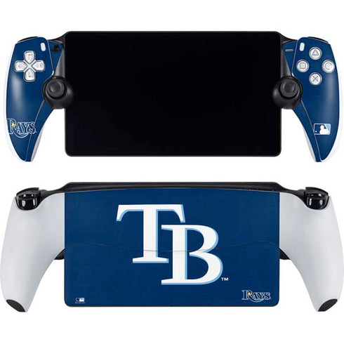 MLB Tampa Bay Rays - Solid Distressed PlayStation Portal Remote Player Skin