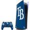 MLB Tampa Bay Rays - Solid Distressed PlayStation PS5 Skins