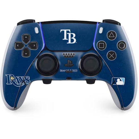 MLB Tampa Bay Rays - Solid Distressed PS5 DualSense Edge Pro Controller Skin