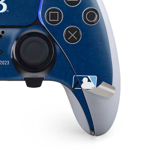 MLB Tampa Bay Rays - Solid Distressed PS5 DualSense Edge Pro Controller Skin