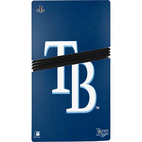 MLB Tampa Bay Rays - Solid Distressed PS5 Pro Console Skin