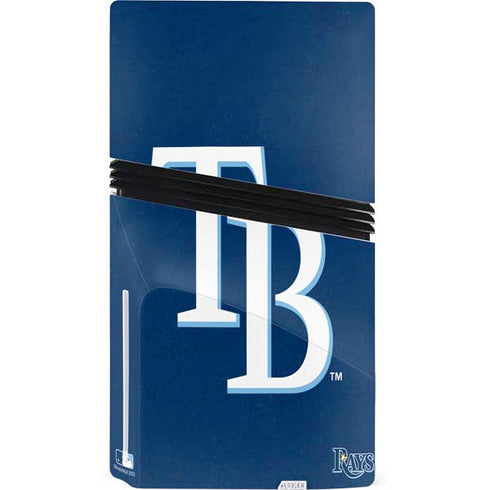 MLB Tampa Bay Rays - Solid Distressed PS5 Pro Disk Console Skin