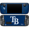 MLB Tampa Bay Rays - Solid Distressed Steam Deck Handheld Gaming Computer Skin