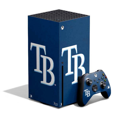 MLB Tampa Bay Rays - Solid Distressed Xbox Series X Skins