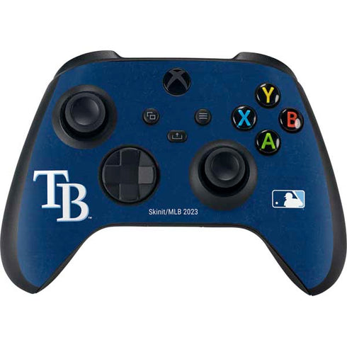 MLB Tampa Bay Rays - Solid Distressed Xbox Series X Bundle Skin