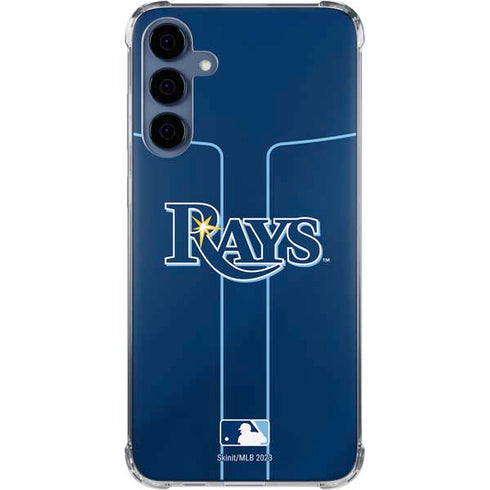 MLB Tampa Bay Rays Alternate/Away Jersey Galaxy A35 5G Clear Case
