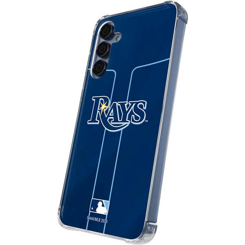 MLB Tampa Bay Rays Alternate/Away Jersey Galaxy A55 5G Clear Case
