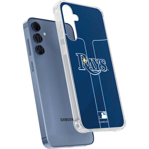 MLB Tampa Bay Rays Alternate/Away Jersey Galaxy A55 5G Clear Case