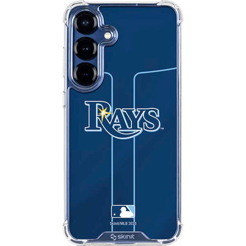 MLB Tampa Bay Rays Alternate/Away Jersey Galaxy S25 FE Clear Case