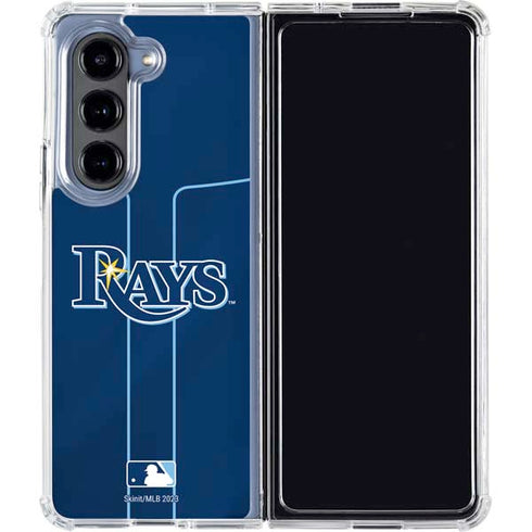 MLB Tampa Bay Rays Alternate/Away Jersey Galaxy Z Fold5 5G Clear Case