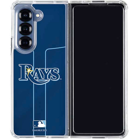 MLB Tampa Bay Rays Alternate/Away Jersey Galaxy Z Fold6 Clear Case