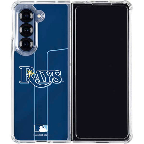MLB Tampa Bay Rays Alternate/Away Jersey Galaxy Z Fold7 Clear Case