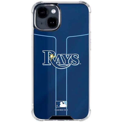 MLB Tampa Bay Rays Alternate/Away Jersey iPhone 15 Clear Case